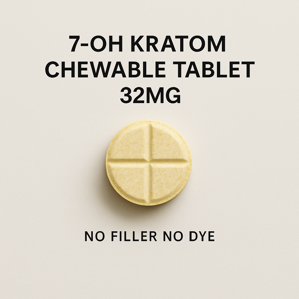 7-OH Kratom Chewable Tablet – 32mg