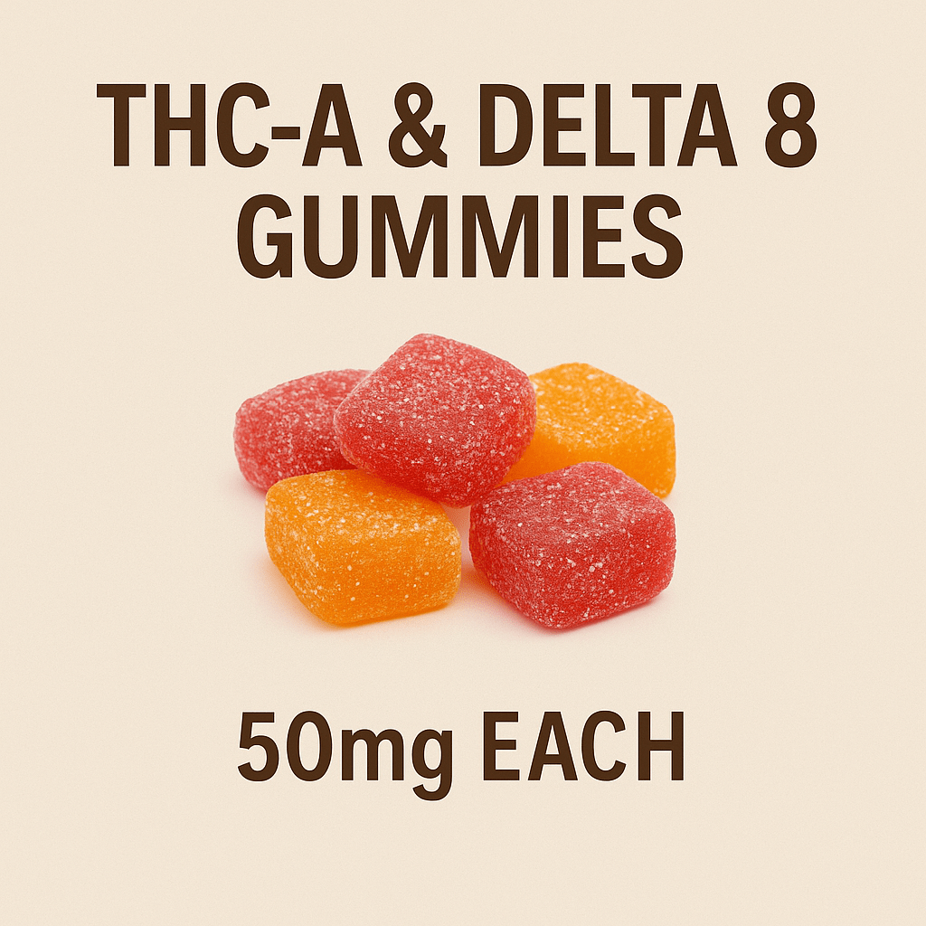 50mg THC-A + Delta 8 Gummies